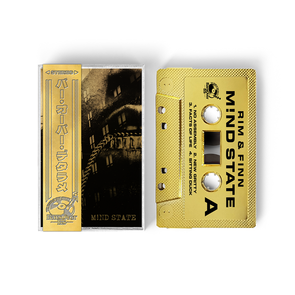 Rim x Finn - M!nd State (BarsOverBS GOLD Cassette Tape With Obi Strip) (ONE PER CUSTOMER)