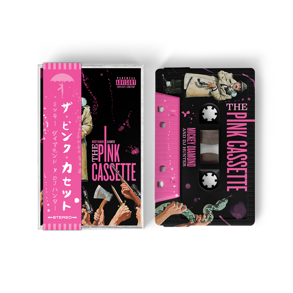 Mickey Diamond x Dj Hunter - The Pink Mixtape Cassette Tape (Pecue Design x Sober Design Edition)
