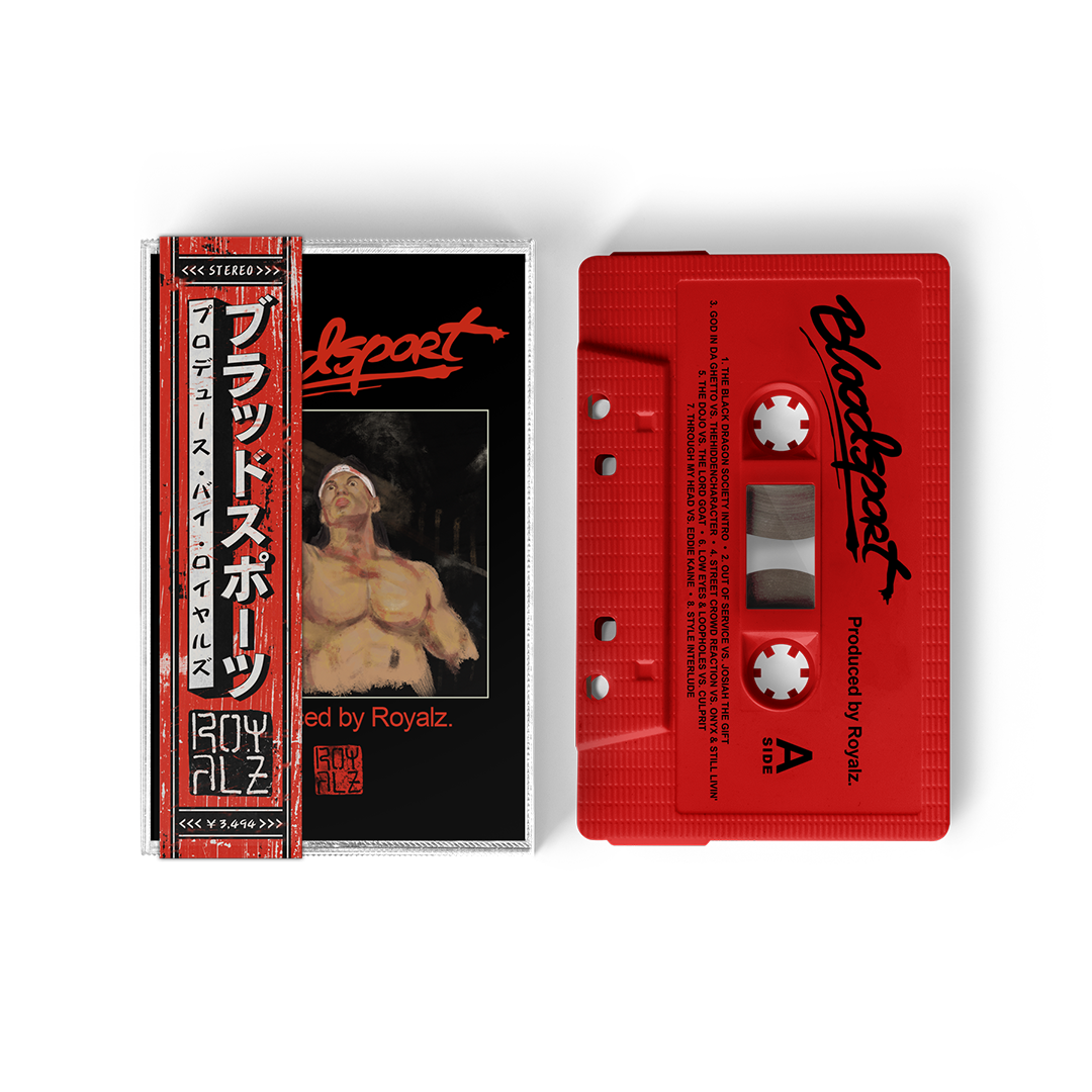 Royalz - Bloodsport (Cassette Tape With Obi Strip) – BarsOverBS Royalz - Bloodsport (Cassette Tape With Obi Strip) – BarsOverBS