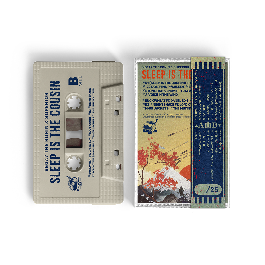 Vega7 The Ronin x Superior - Sleep Is The Cousin (Cassette Tape With Obi Strip)