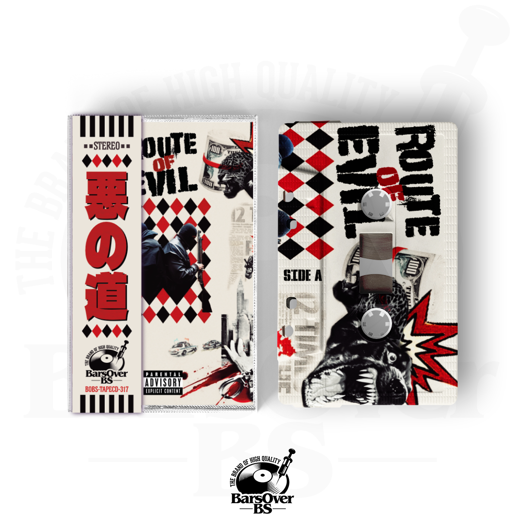 Codenine x Vinyl Villain - Route Of Evil (Alternate Cover) (Cassette Tape With Obi Strip)