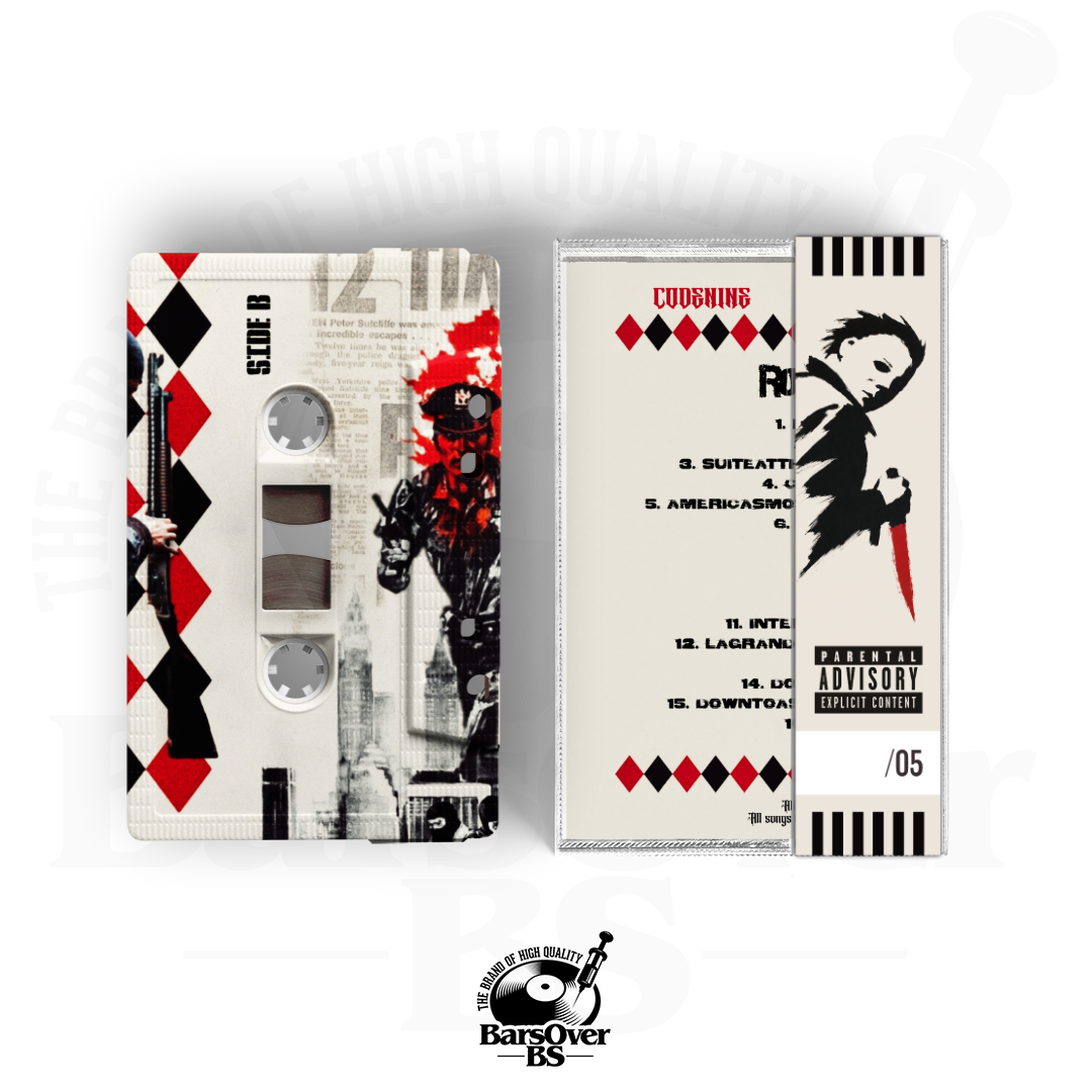 Codenine x Vinyl Villain - Route Of Evil (Alternate Cover) (Cassette Tape With Obi Strip)