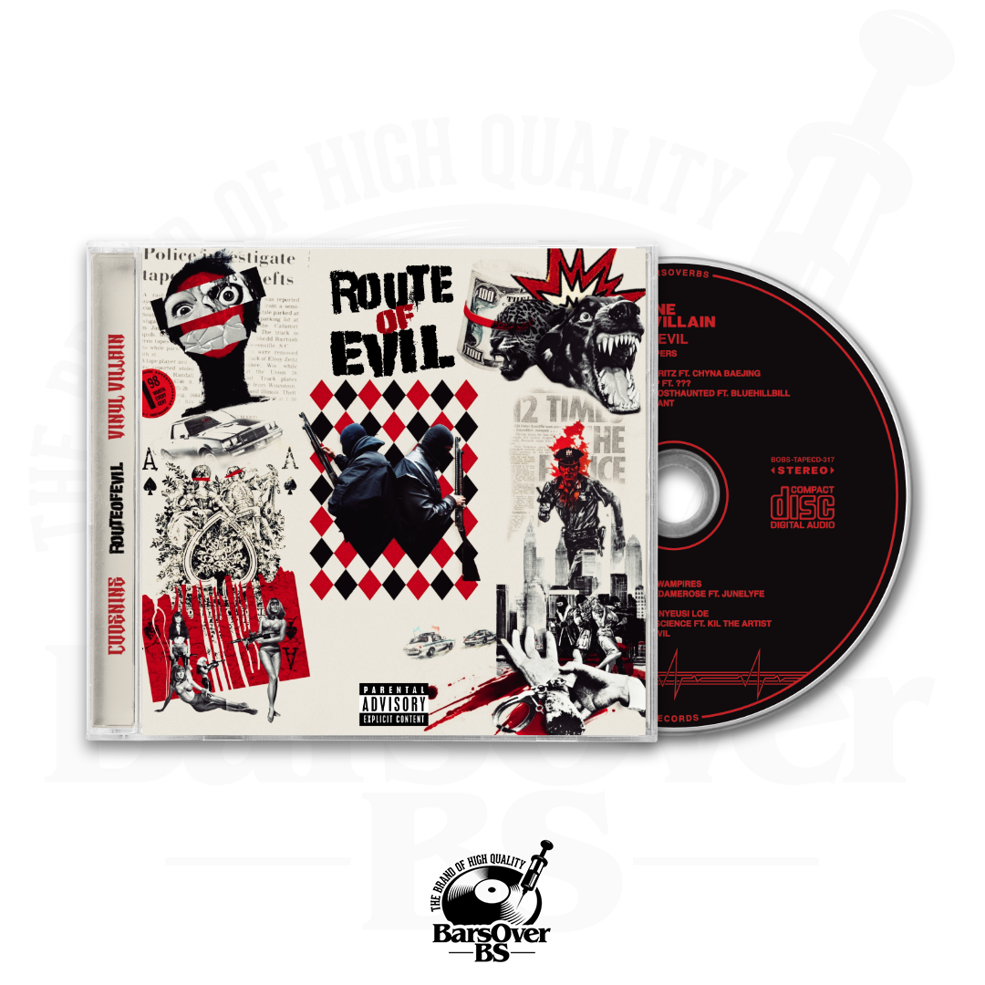 Codenine x Vinyl Villain - Route Of Evil (Alternate Cover) (Jewel Case CD)