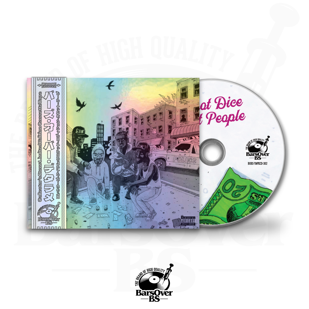 4Five6 Nice x DeevoDaGenius - Shoot Dice Not People (Main Cover) (BarsOverBS Holographic Digipak CD) (ONLY 5) (ONE PER PERSON)