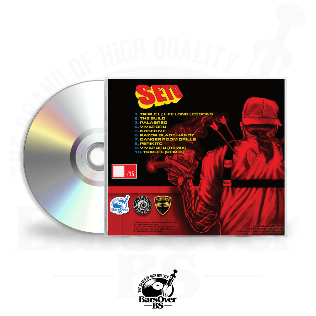 Estee Nack x True Cipher - S.E.T.U. (Alternate Cover) (Jewel Case CD) (Glass Mastered)