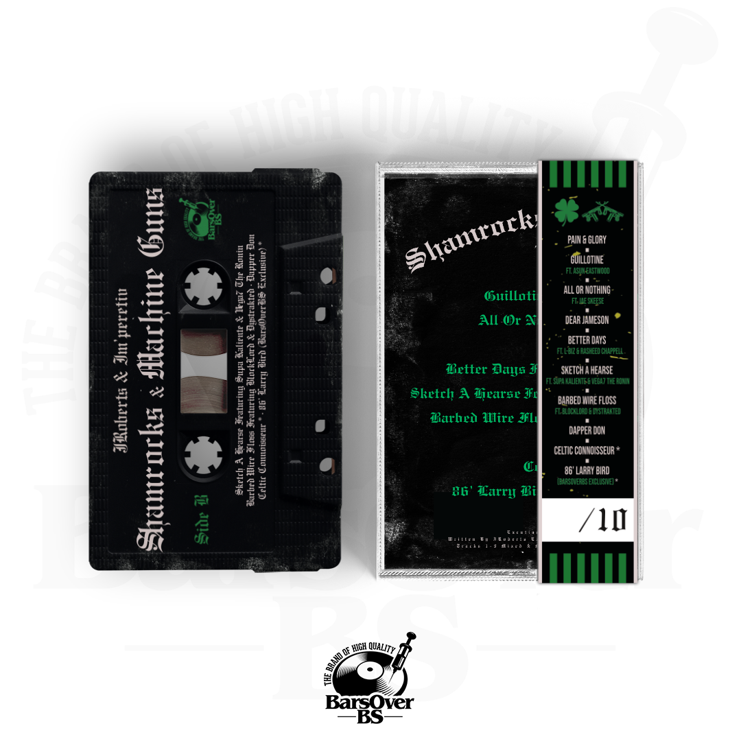 JRoberts x Im'pertiv -Shamrocks x Machine Guns (Cassette Tape With Obi Strip) (ONLY 10)