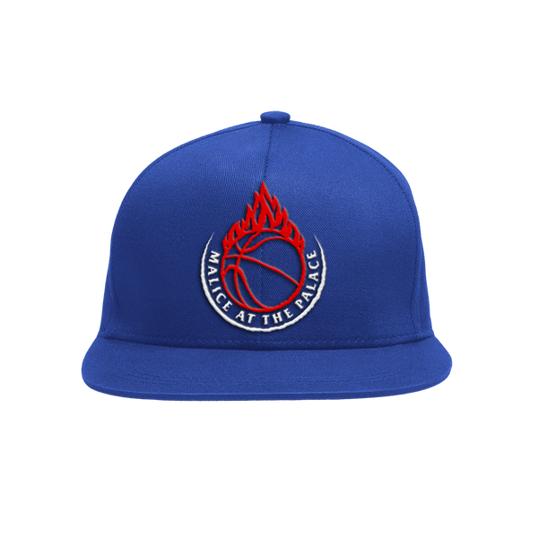 Malice At The Palace Snapback Hat (Detroit Pistons Colors)