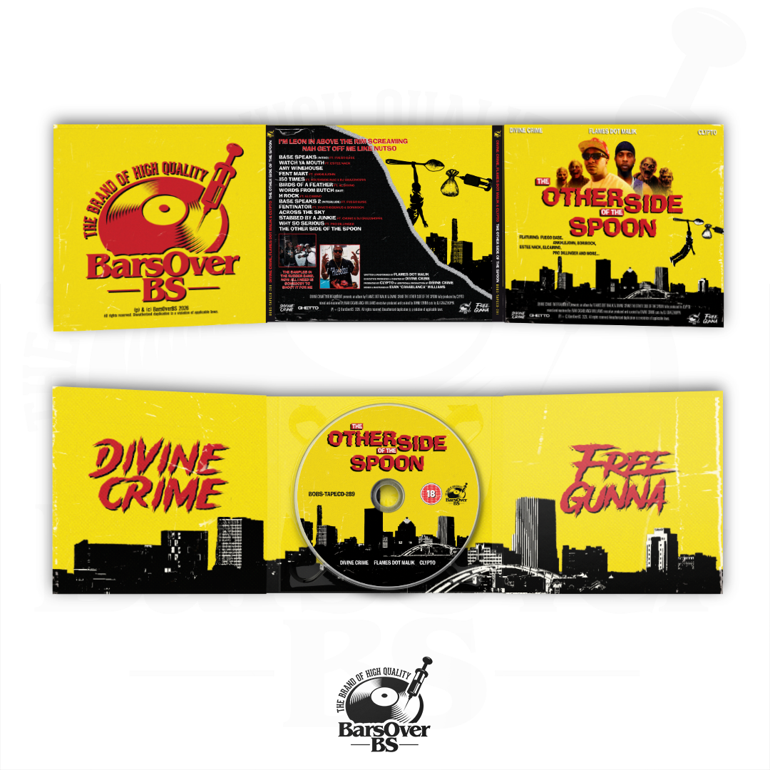 Flames Dot Mailk x Clypto x Divine Crime - The Other Side Of The Spoon (Alternate Cover) (Digipak CD With Obi Strip) (Comes With Flames Dot Malik x Dj Invasion Mixtape)