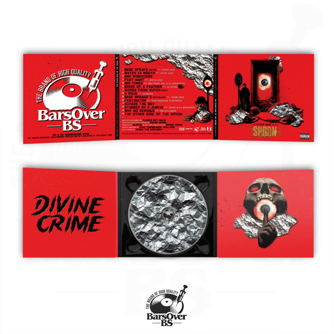 Flames Dot Mailk x Clypto x Divine Crime - The Other Side Of The Spoon (Digipak CD With Obi Strip) (Comes With Flames Dot Mailk x Dj Invasion Mixtape)