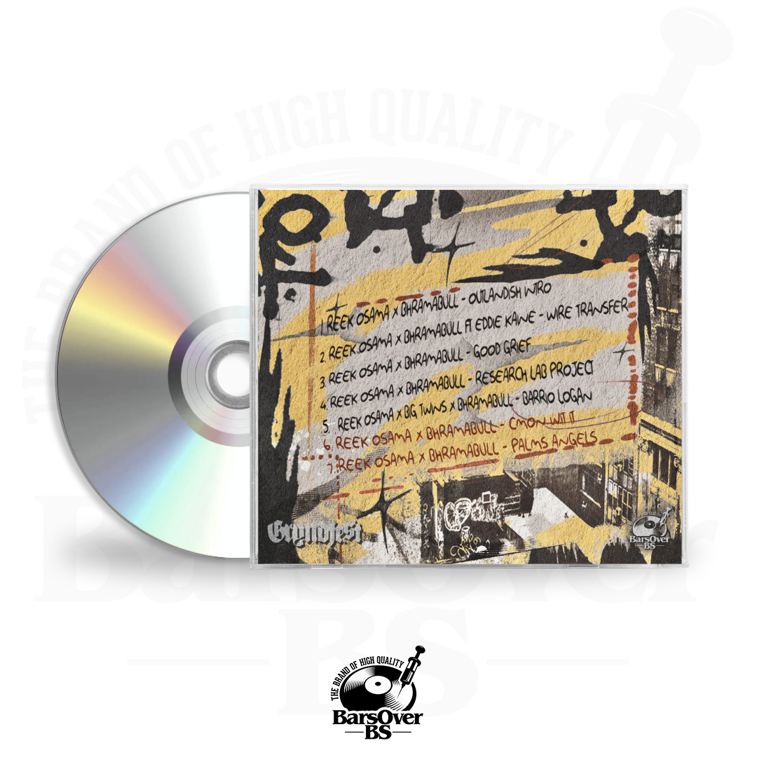 Reek Osama x BhramaBull - Street Purgatory (Jewel Case CD) (2 Exclusive Bonus Track + Instrumentals)
