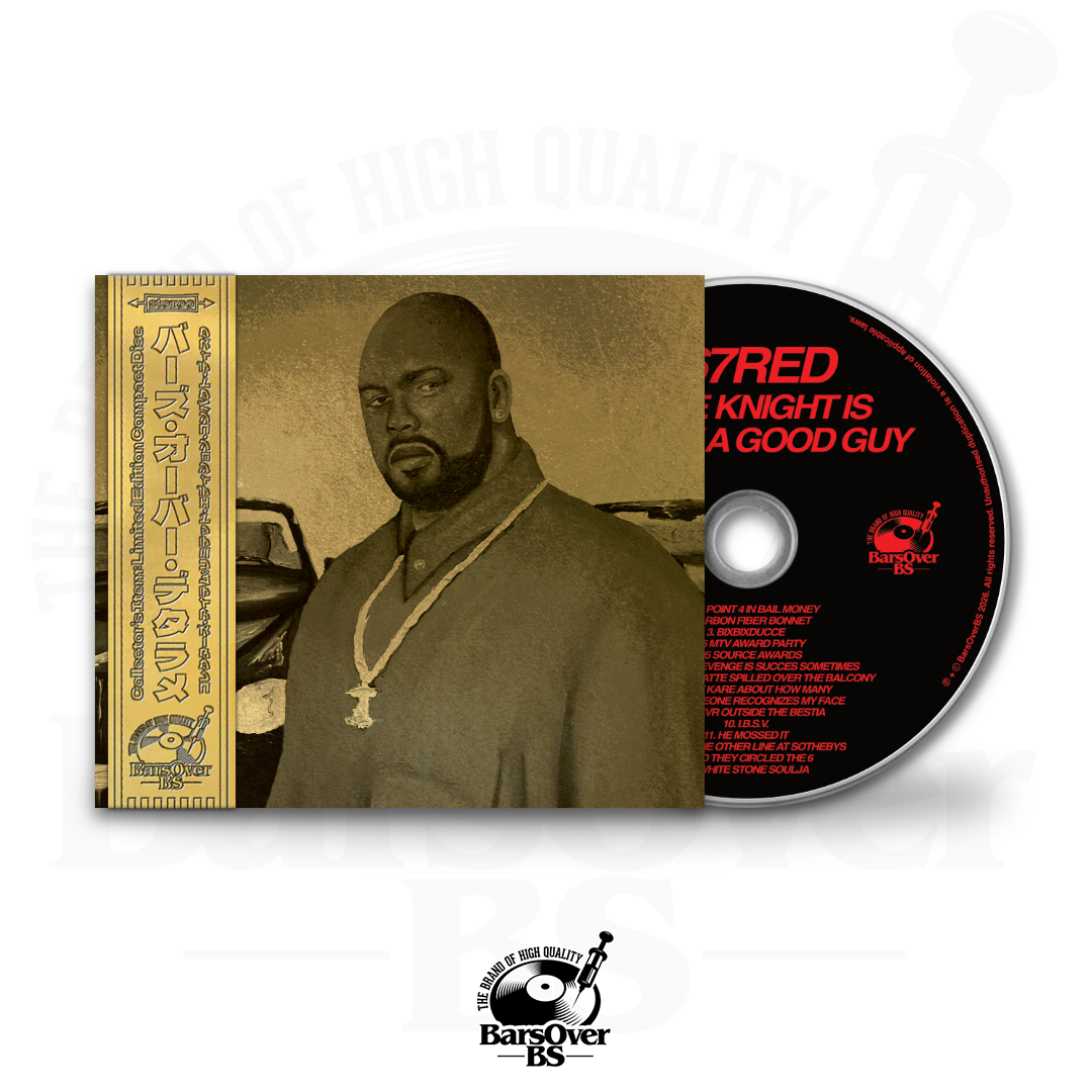 067RED - Suge Knight Is Really A Good Guy (Main Cover) (BarsOverBS Gold Digipak CD) (ONLY 5) (ONE PER PERSON)