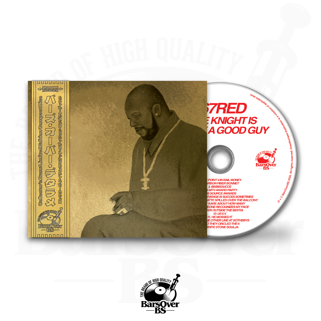 067RED - Suge Knight Is Really A Good Guy (Alternate Cover) (BarsOverBS Gold Digipak CD) (ONLY 5) (ONE PER PERSON)