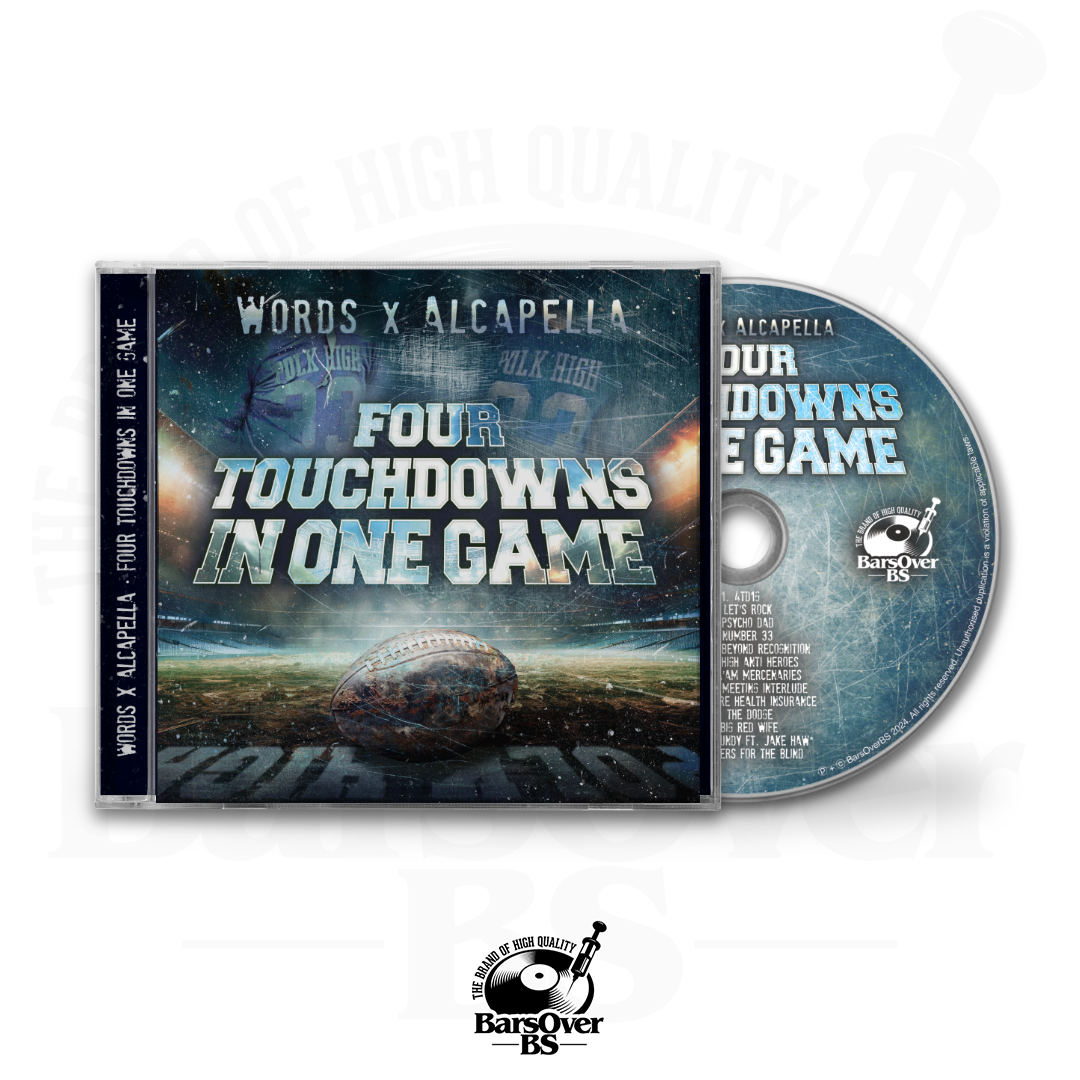 Words x Alcapella - 4 Touchdowns In 1 Game (Jewel Case CD)