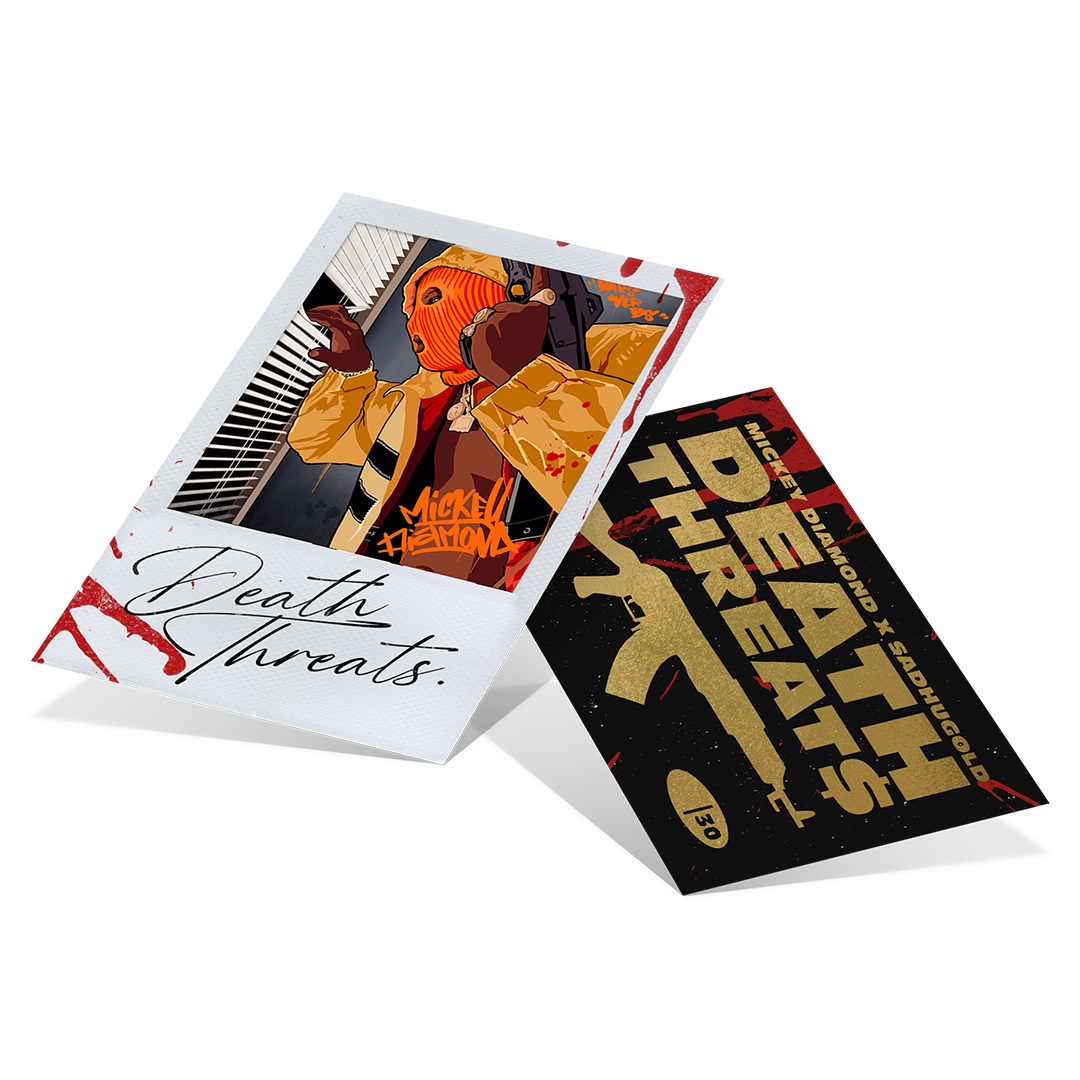 Mickey Diamond - Death Threats (Autographed Trading Cards)(ONE PER CUSTOMER)(LIMITED TO 30)