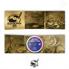 The Hidden Character x Vish - Vicious Characters (BarsOverBS Gold Digipak CD) (ONE PER PERSON)