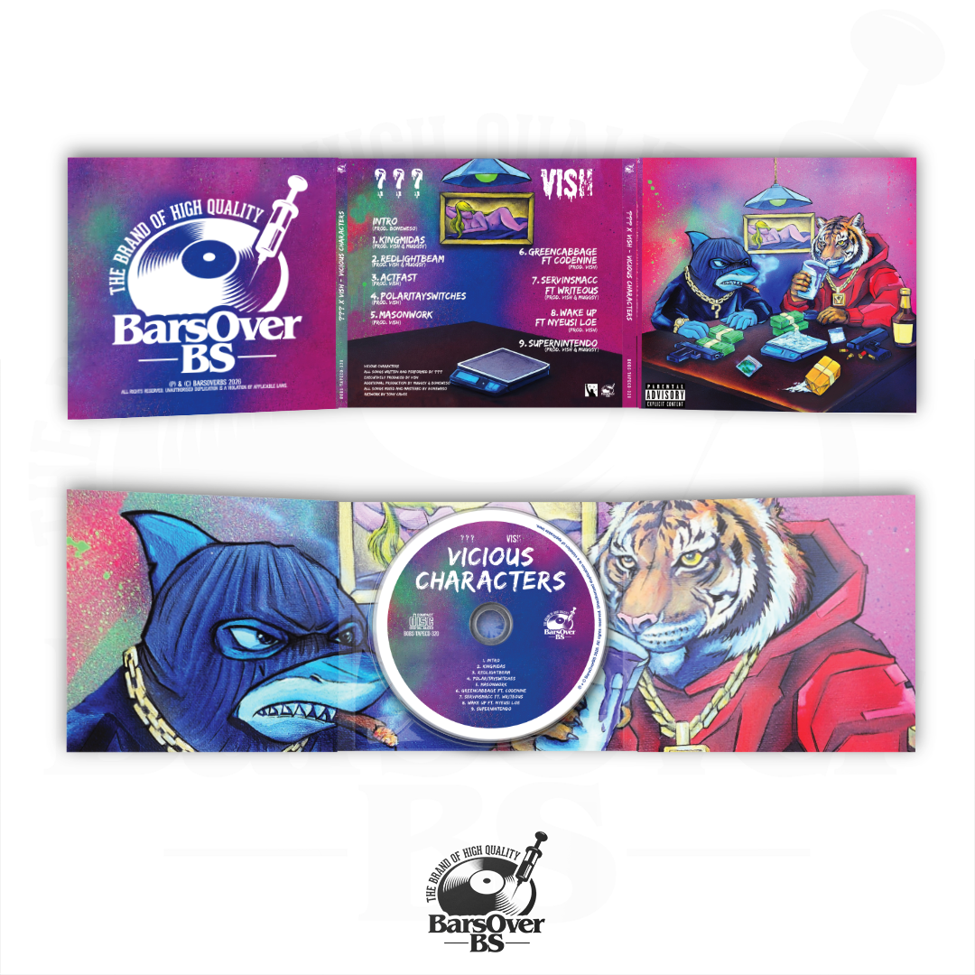 The Hidden Character x Vish - Vicious Characters (Digipak CD With Obi Strip)