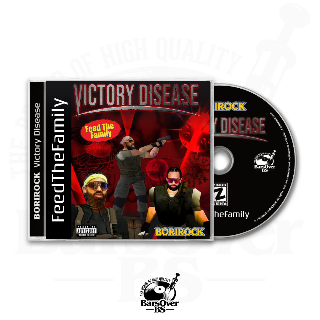 BoriRock - Victory Disease (Jewel Case CD) (2 Bonus Tracks + Instrumentals!!) (Alternate Cover) (ONLY 10)