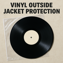 Remove Vinyl From Jacket For Protection + Insert Into Plastic Sleeve (READ DETAILS)
