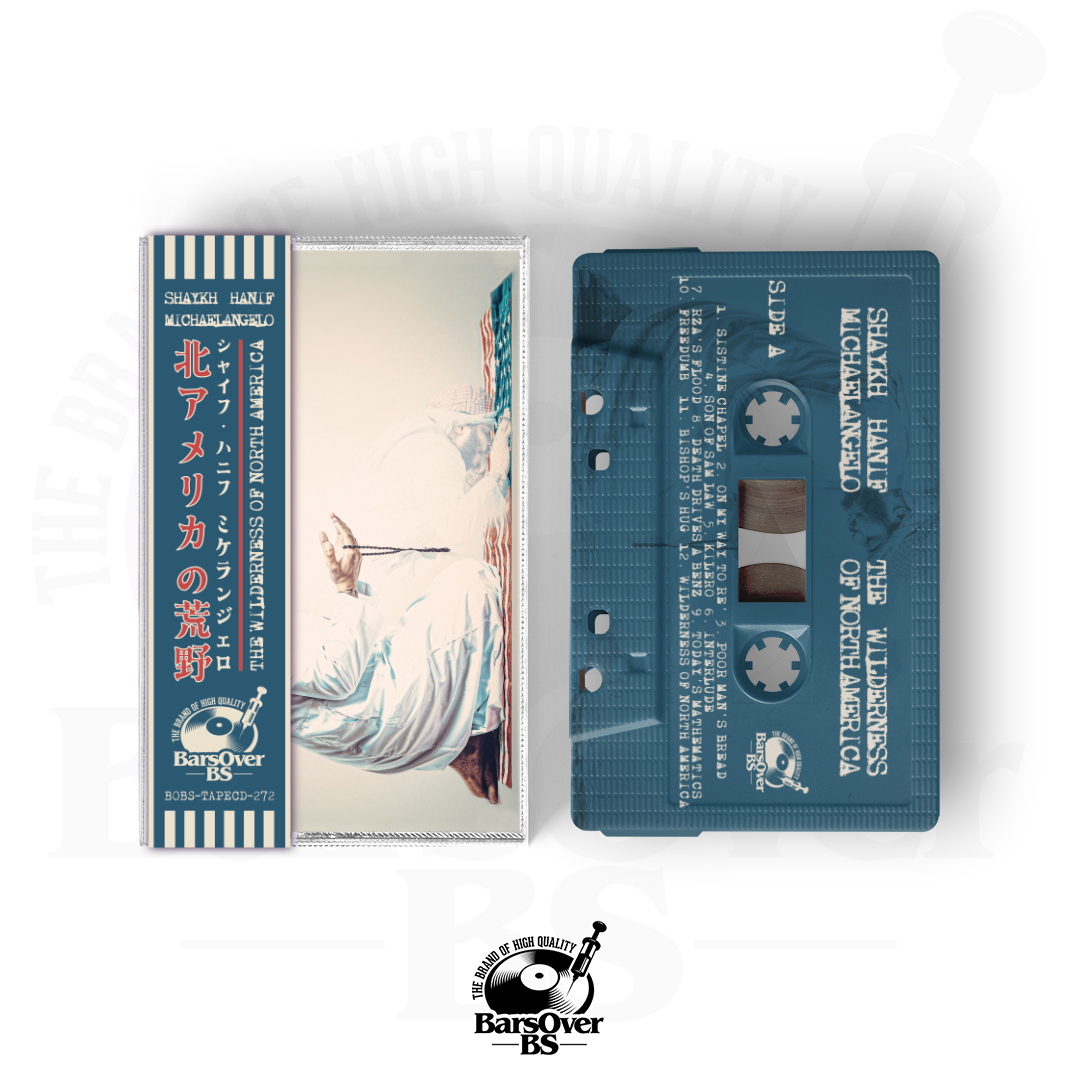 Shaykh Hanif x Michaelangelo - Wilderness Of North America (Cassette Tape With Obi Strip) (Bonus Edition With Instrumentals) (Main Cover)