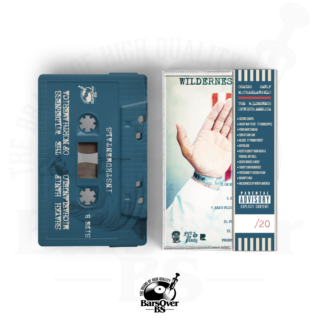Shaykh Hanif x Michaelangelo - Wilderness Of North America (Cassette Tape With Obi Strip) (Bonus Edition With Instrumentals) (Main Cover)