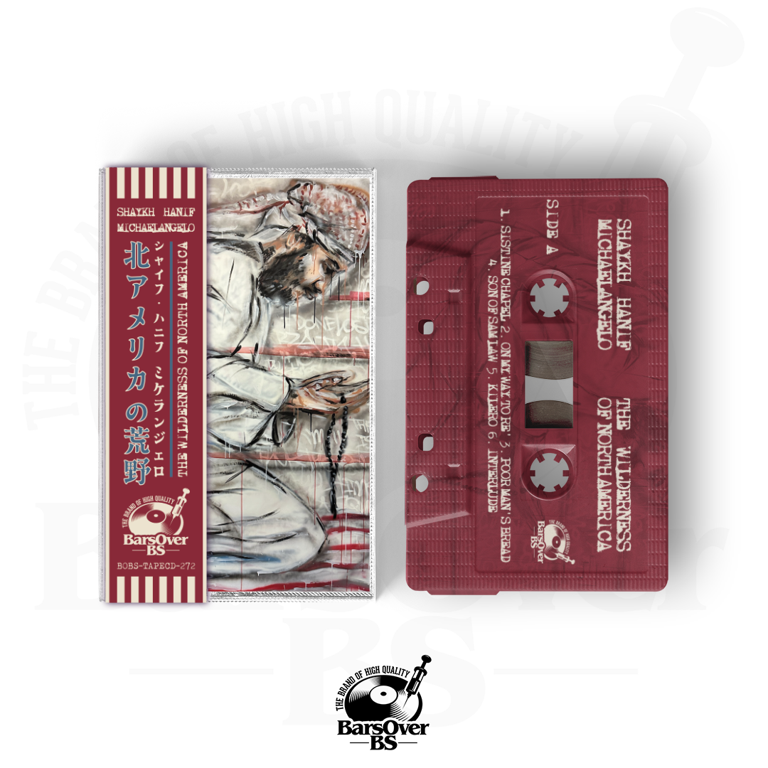 Shaykh Hanif x Michaelangelo - Wilderness Of North America (Cassette Tape With Obi Strip) (Alternate Red Cover)