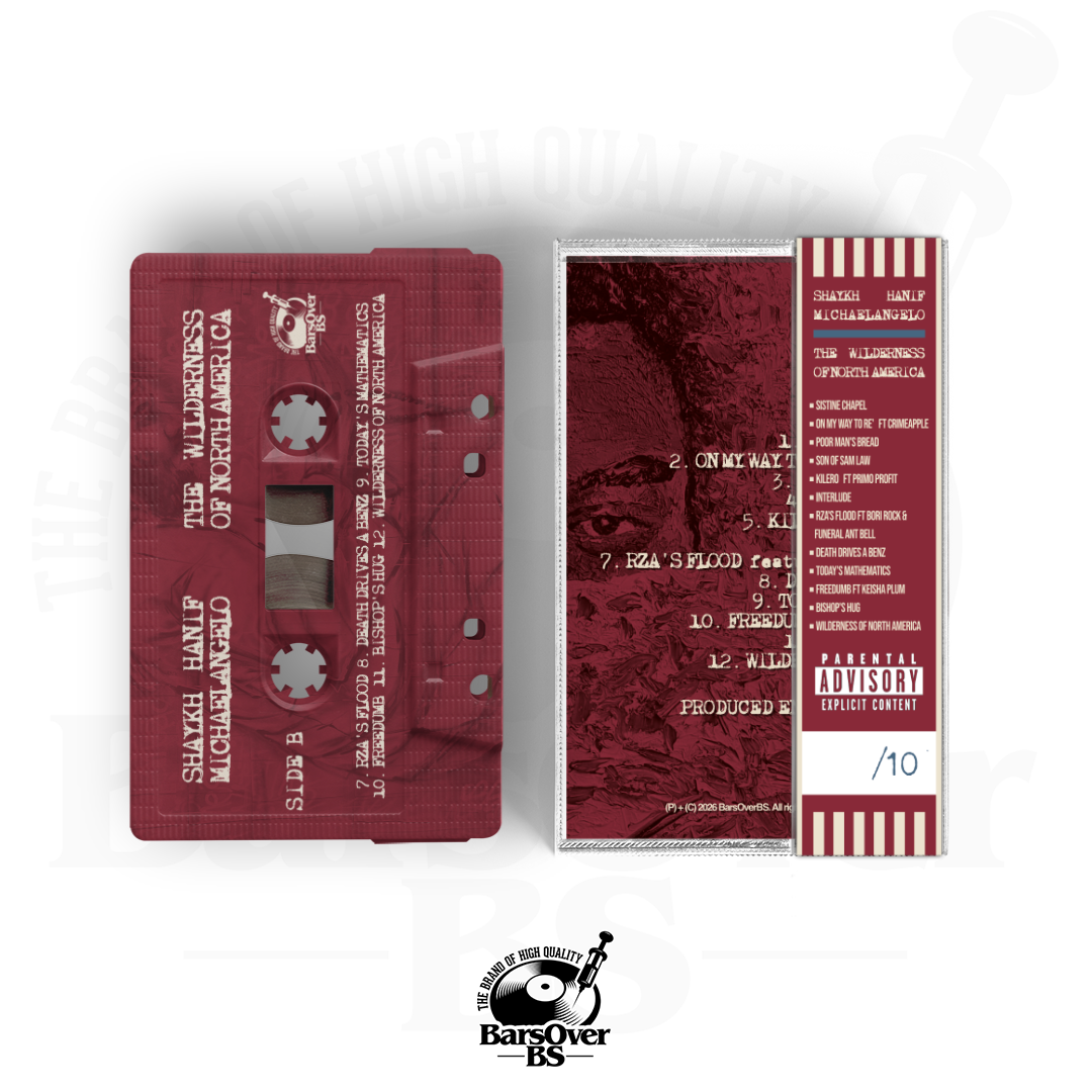 Shaykh Hanif x Michaelangelo - Wilderness Of North America (Cassette Tape With Obi Strip) (Alternate Red Cover)