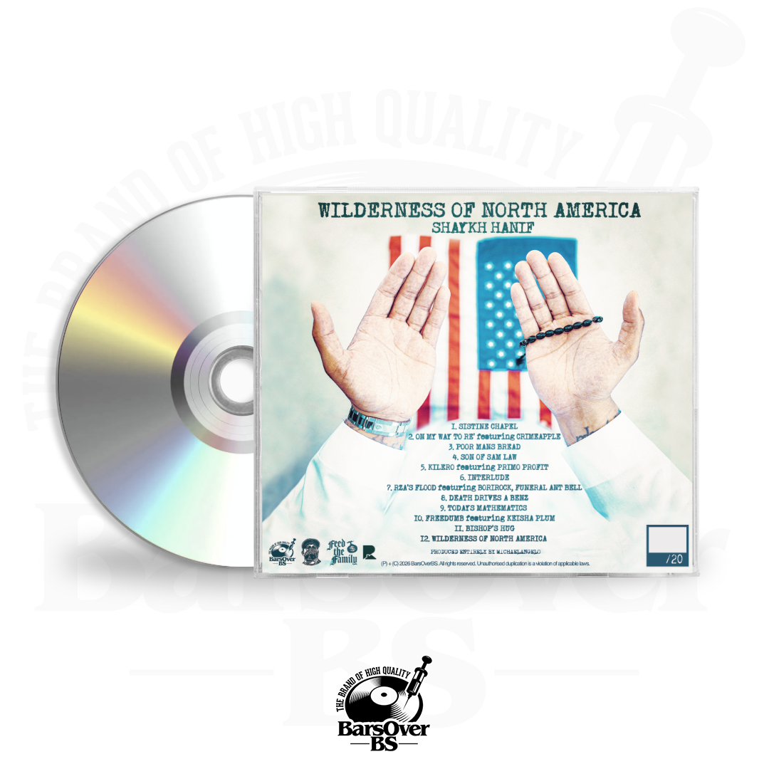 Shaykh Hanif x Michaelangelo - Wilderness Of North America (Jewel Case CD) (Glass Mastered CD) (Main Cover)