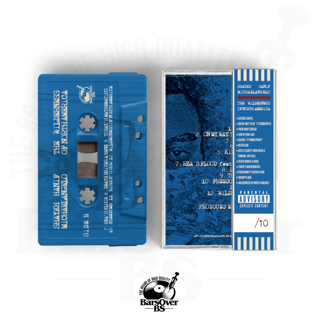 Shaykh Hanif x Michaelangelo - Wilderness Of North America (Cassette Tape With Obi Strip) (Alternate Blue Cover)