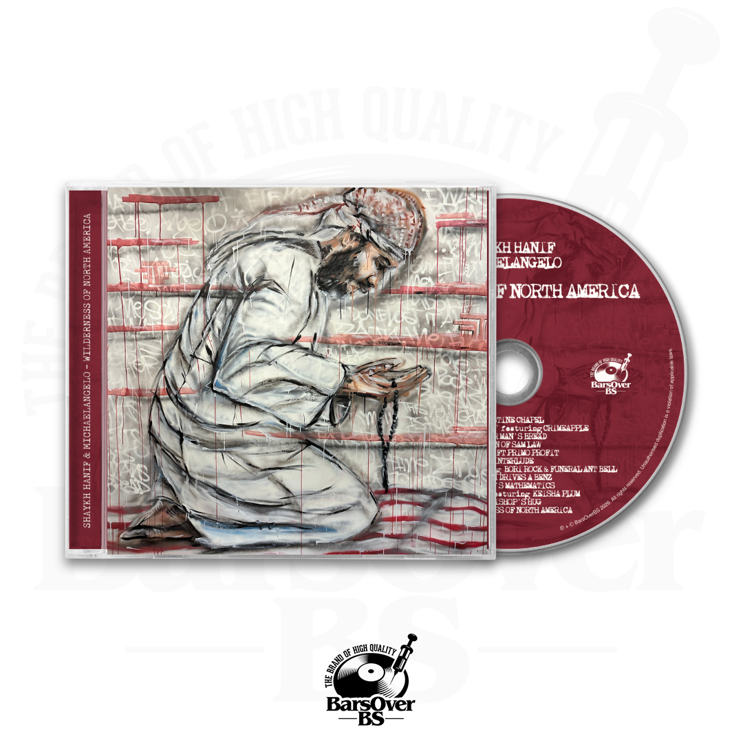 Shaykh Hanif x Michaelangelo - Wilderness Of North America (Jewel Case CD) (Glass Mastered CD) (Alternate Red Cover)