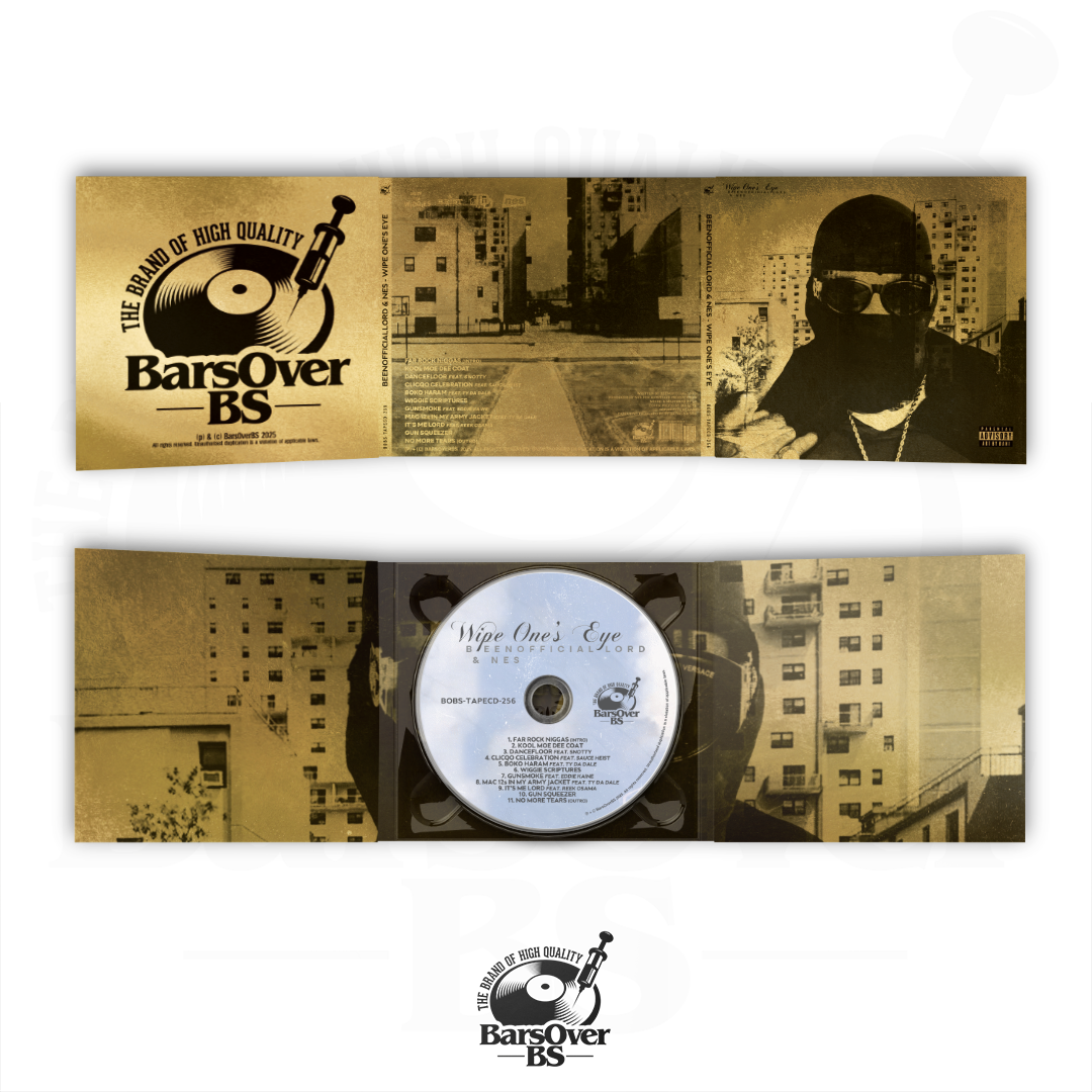 BeenOfiicialLord x Nes - Wipe's One Eye (BarsOverBS Gold Digipak With Obi Strip) (ONLY 5)