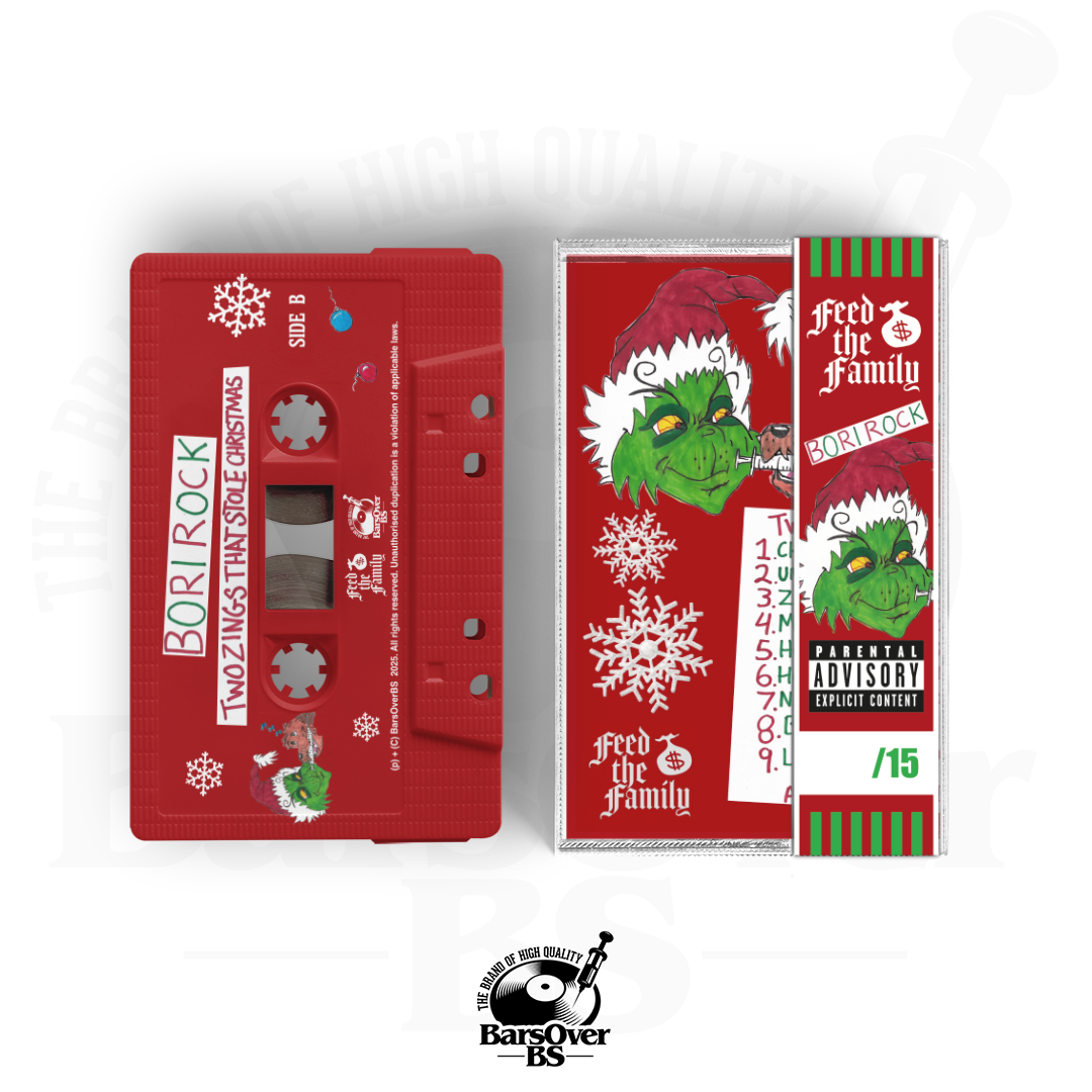 BoriRock - The Zing Who Stole Christmas Part 1 & 2 (Cassette Tape With Obi Strip) (Dual Color Tape Contains BOTH Albums On 1 Tape)