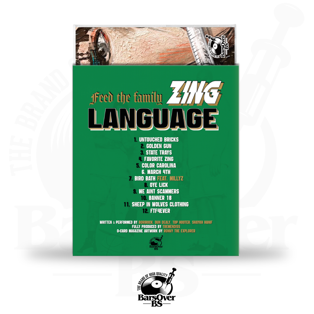 Feed The Family - Zing Language (SLAM Edition O-Card Jewel Case CD) (Glass Mastered CD) (Available For 4 Quarters = 48 Mins ONLY)