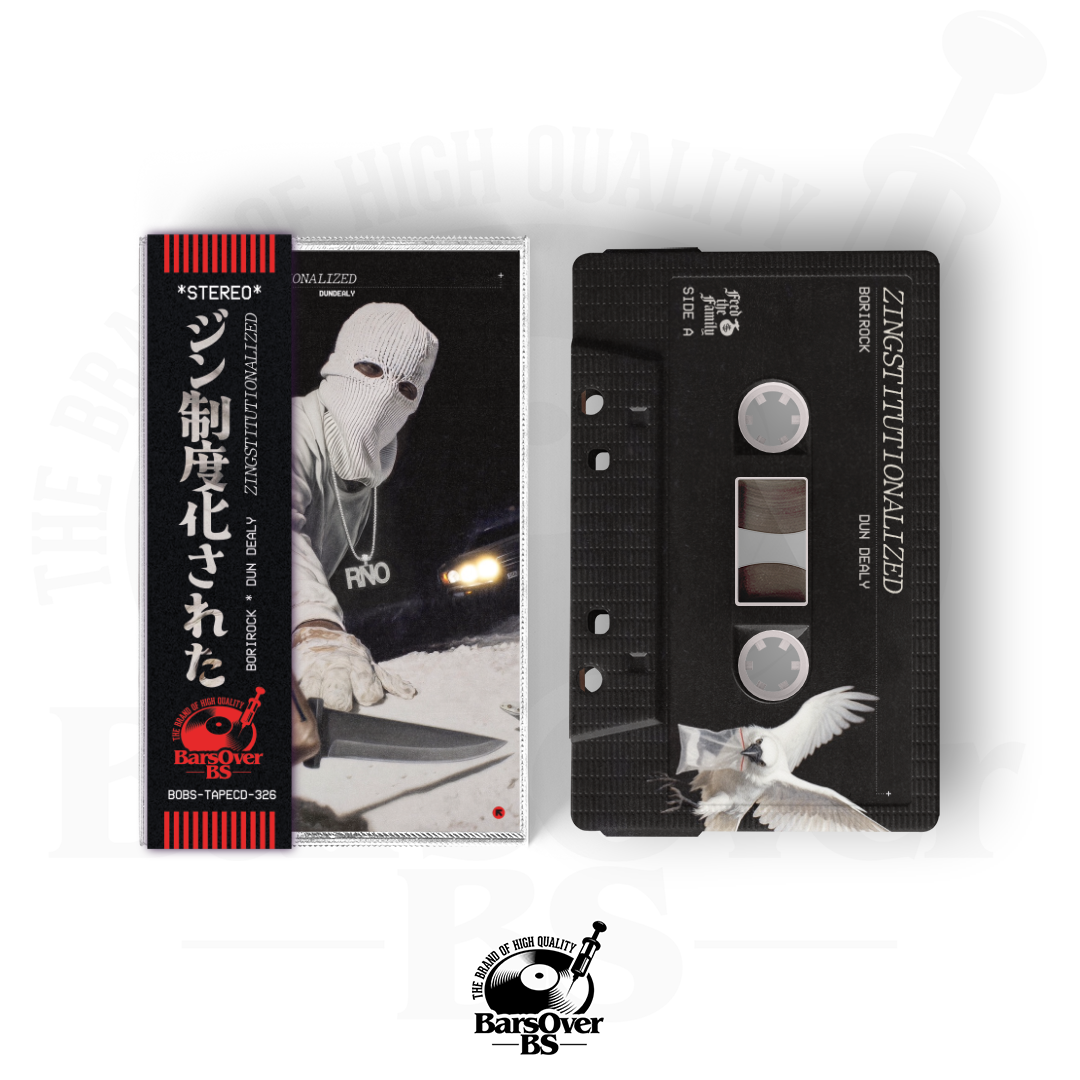 BoriRock x Dun Dealy - Zingstitutionalized (Main Cover) (Cassette Tape With Obi Strip)