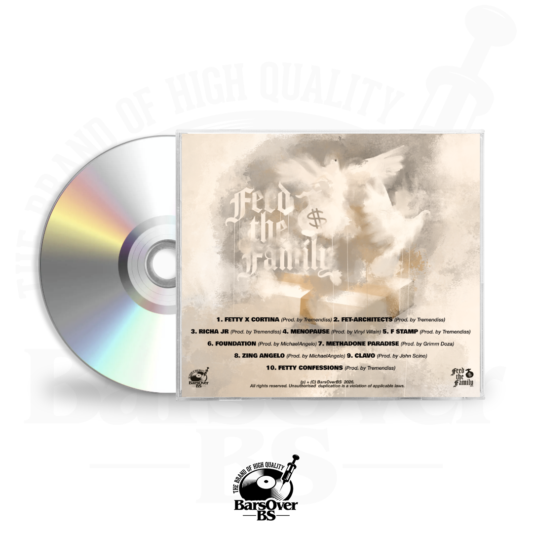 BoriRock x Dun Dealy - Zingstitutionalized (BarsOverBS Exclusive Cover) (Alternate Cover) (Jewel Case CD)