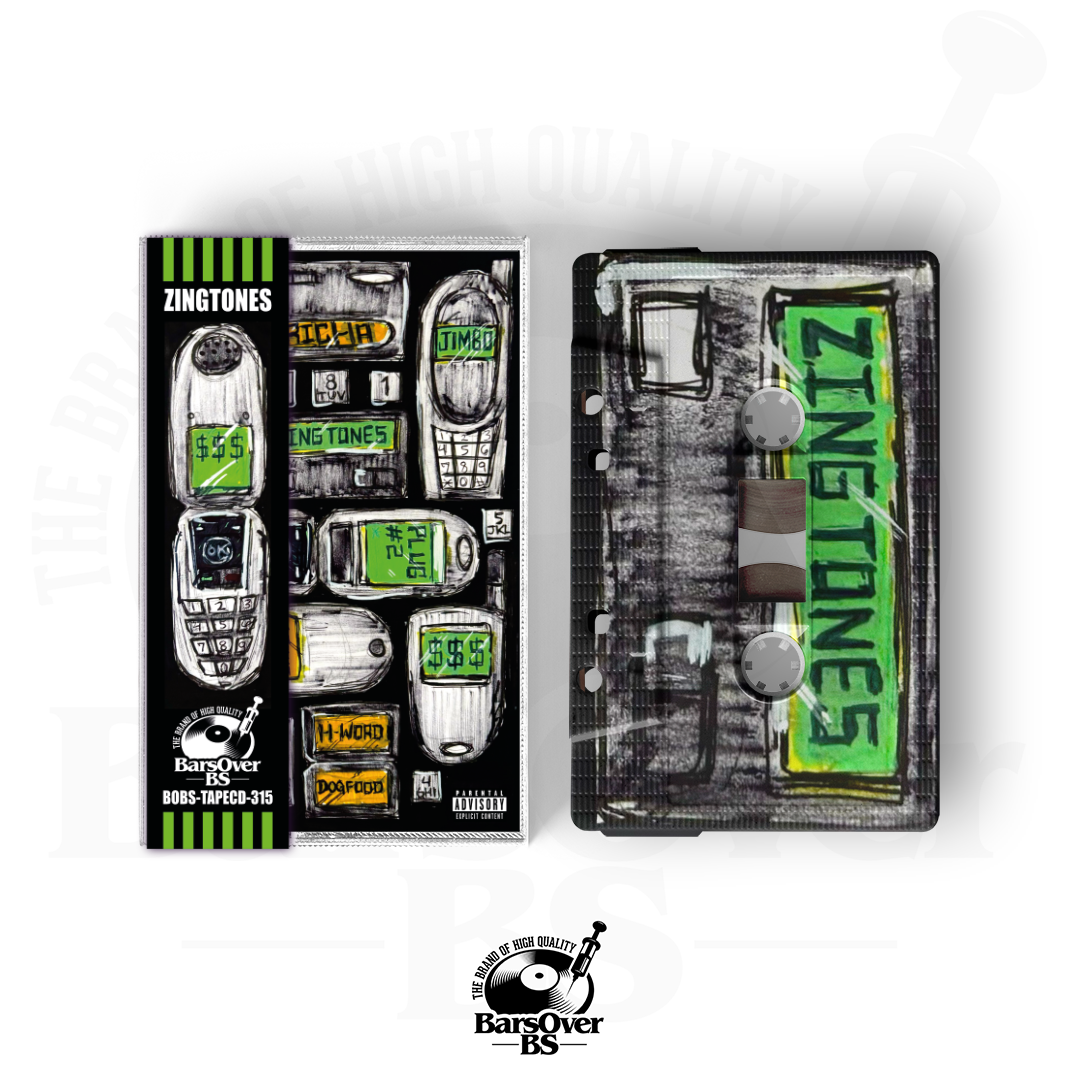 Dun Dealy x DeevoDaGenius - ZingTones (Alternate Cover 1) (Cassette Tape With Obi Strip)