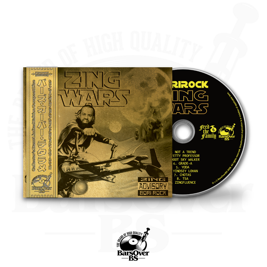 BoriRock - Zing Wars (Alternate Cover) (BarsOverBS Gold Digipak CD