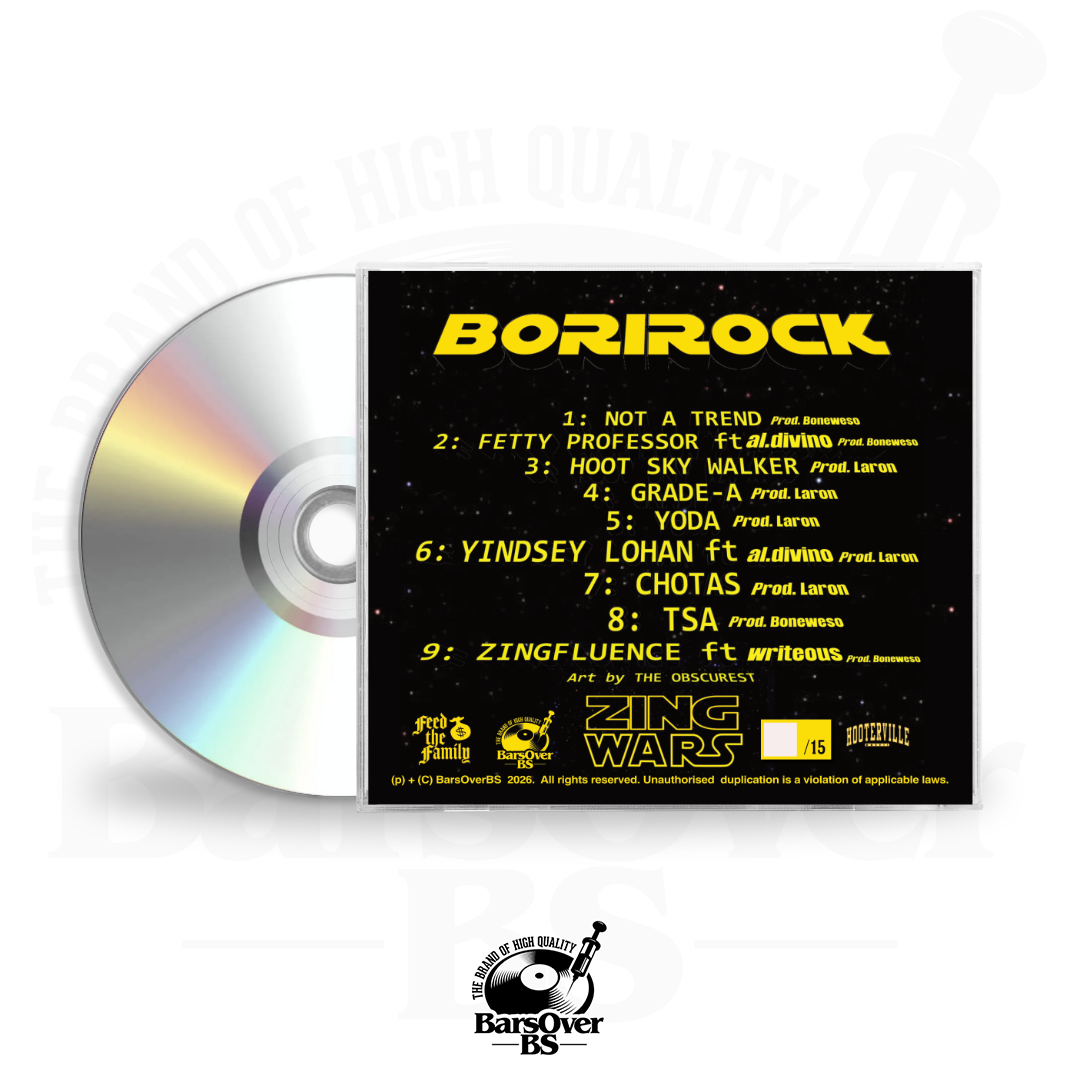 BoriRock - Zing Wars (Alternate Cover) (Jewel Case CD) (Chase The Chase CD's!)