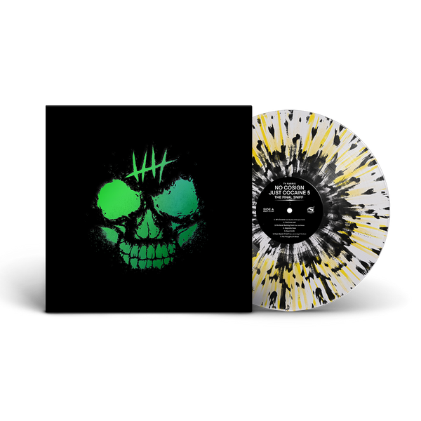 Ty Farris - No Cosign Just Cocaine 5 (Glow In The Dark Cover) (Rob Worst Alt Cover) Yellowjacket Splatter Vinyl