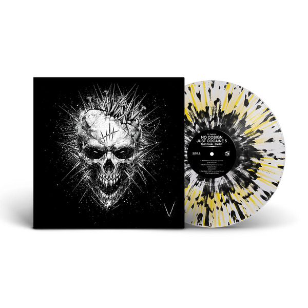 Ty Farris - No Cosign Just Cocaine 5 (Skull Cover) (Yellowjacket Splatter Vinyl)
