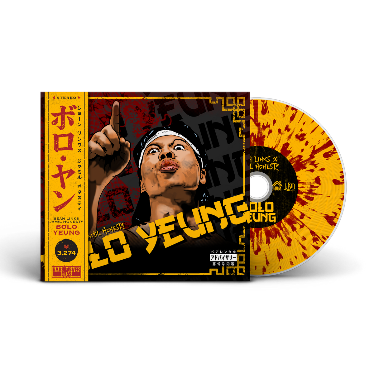 Sean Links x Jamil Honesty - Bolo Yeung (6 Page Panel Digipak CD)