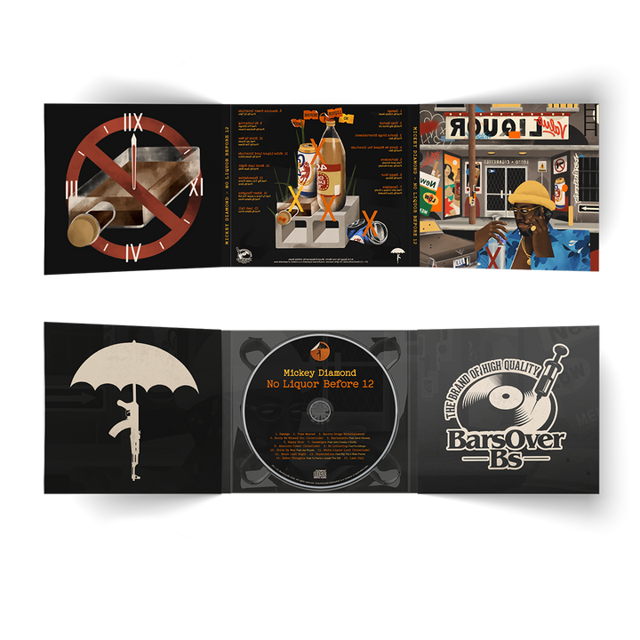 Mickey Diamond - No Liquor Before 12 (Digipak CD With Obi Strip & 8 Page  Booklet) + Crown Royal Bag