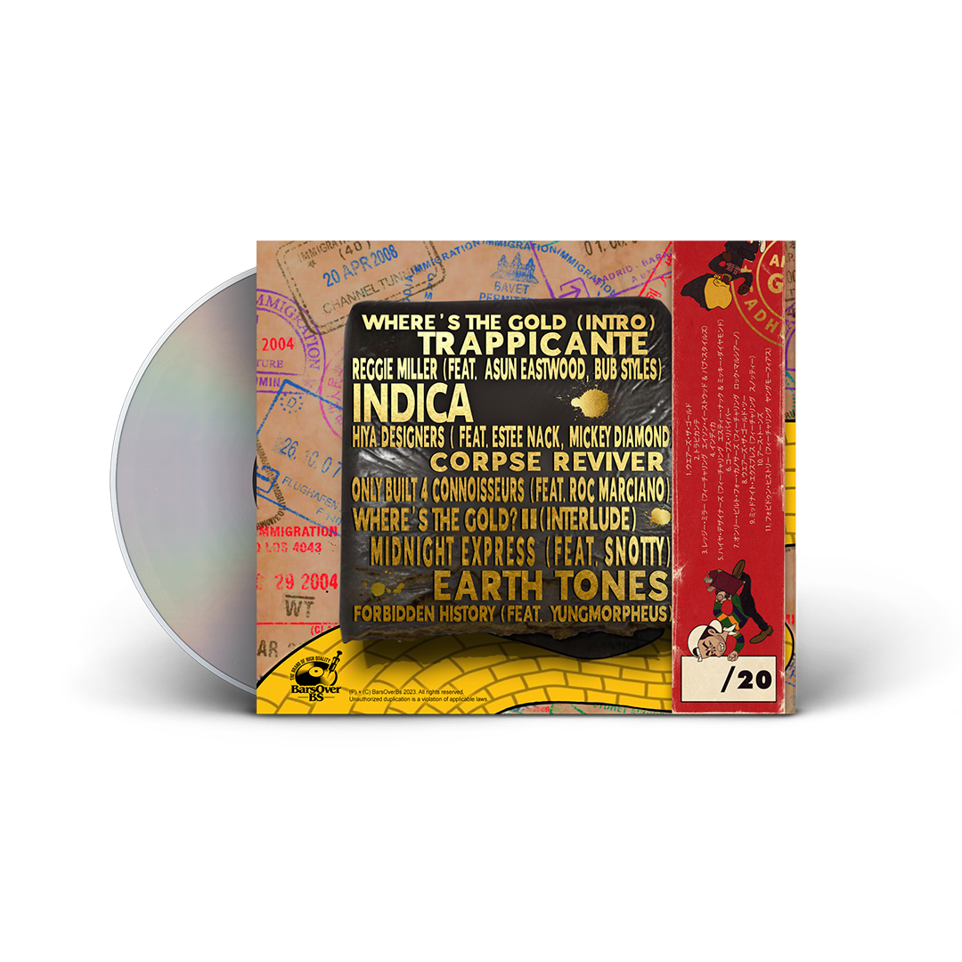 Maze Overlay x Sadhugold - Afghani Gold (Digipak CD With Obi Strip) (Bonus Track Feat. Roc Marci Produced By WahrSeason)