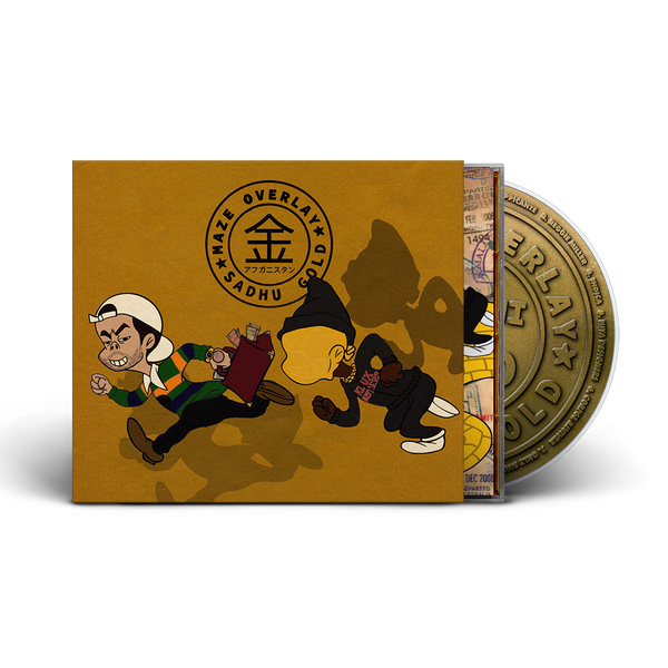 Maze Overlay x Sadhugold - Afghani Gold (Jewel Case CD With O-Card)  (Bonus Track Feat. Roc Marci Produced By WahrSeason)