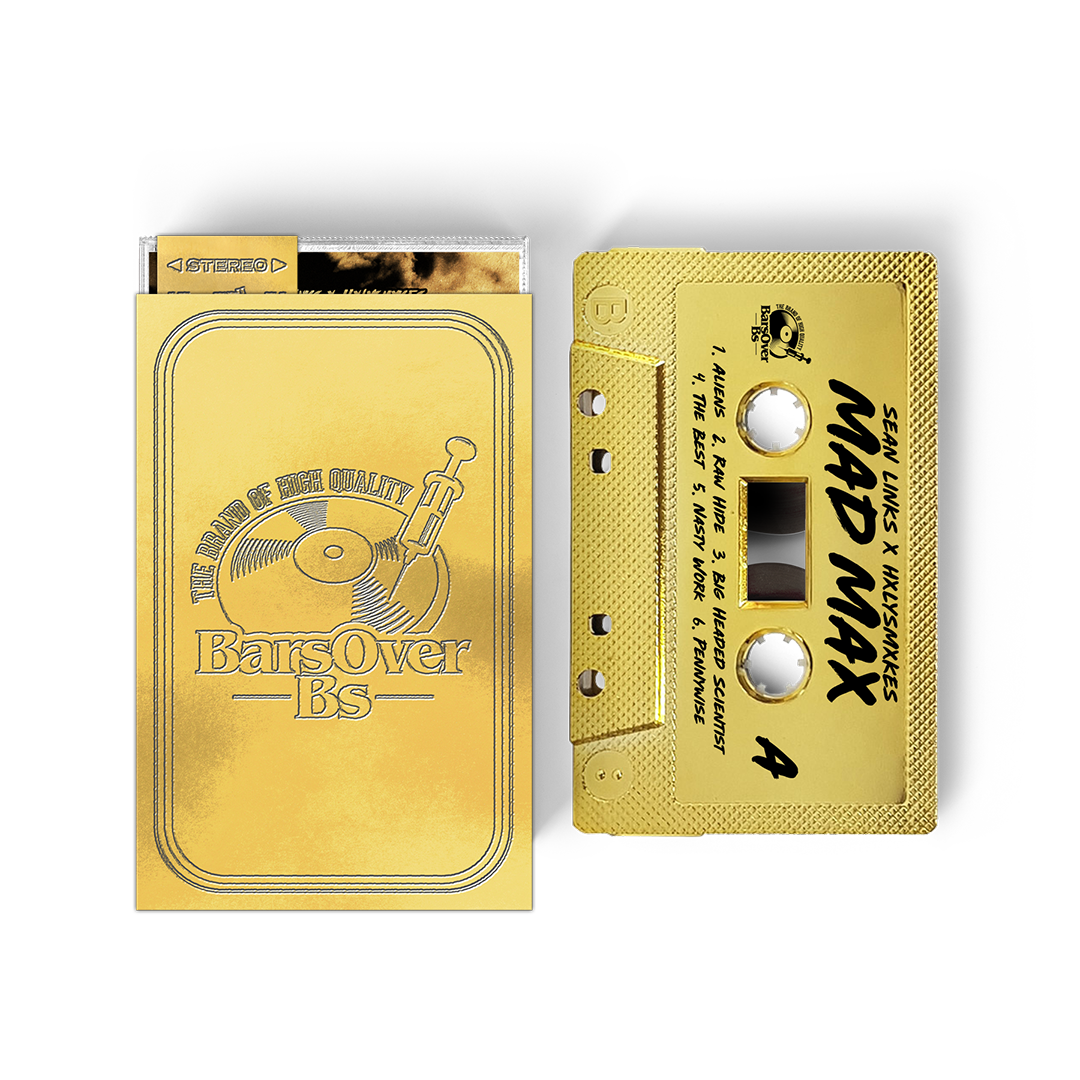 Sean Links x Hxlysmxkes - Mad Max (BarsOverBs Gold Cassette Tapes With Obi Strip)(ONE PER CUSTOMER)
