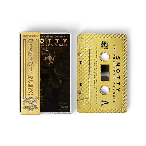 Snotty x Don Carrera - Other Side Of The Wall (BarsOverBS GOLD Cassette Tape With Obi Strip)(ONE PER CUSTOMER)