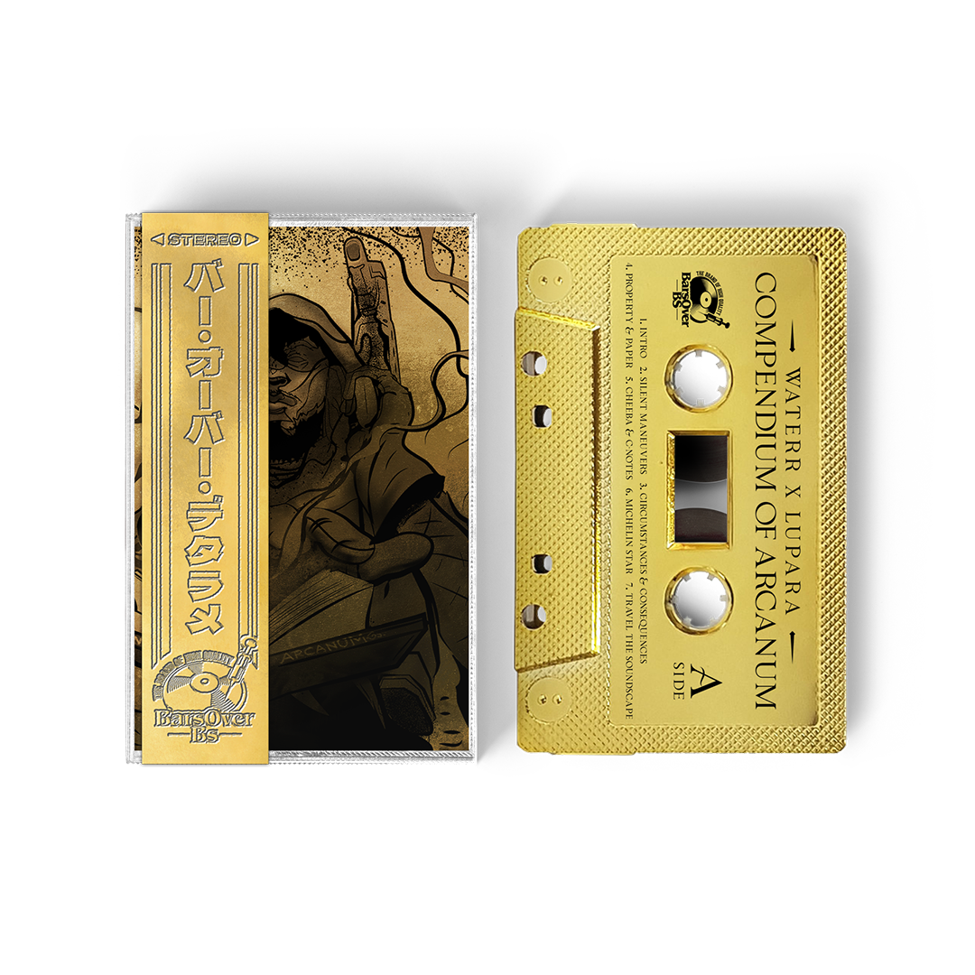 WateRR x Lupara - Compendium Of Arcarum (BarsOverBS Gold Cassette Tape With Obi Strip)(One Per Customer)