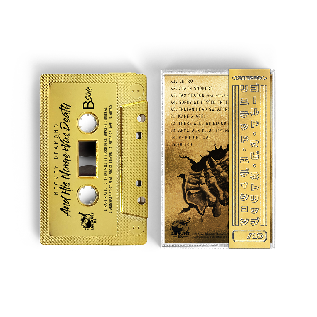 Mickey Diamond - And His Name Is Death (Cassette Tape With Obi Strip) (Gold BarsOverBs) ONE PER CUSTOMER