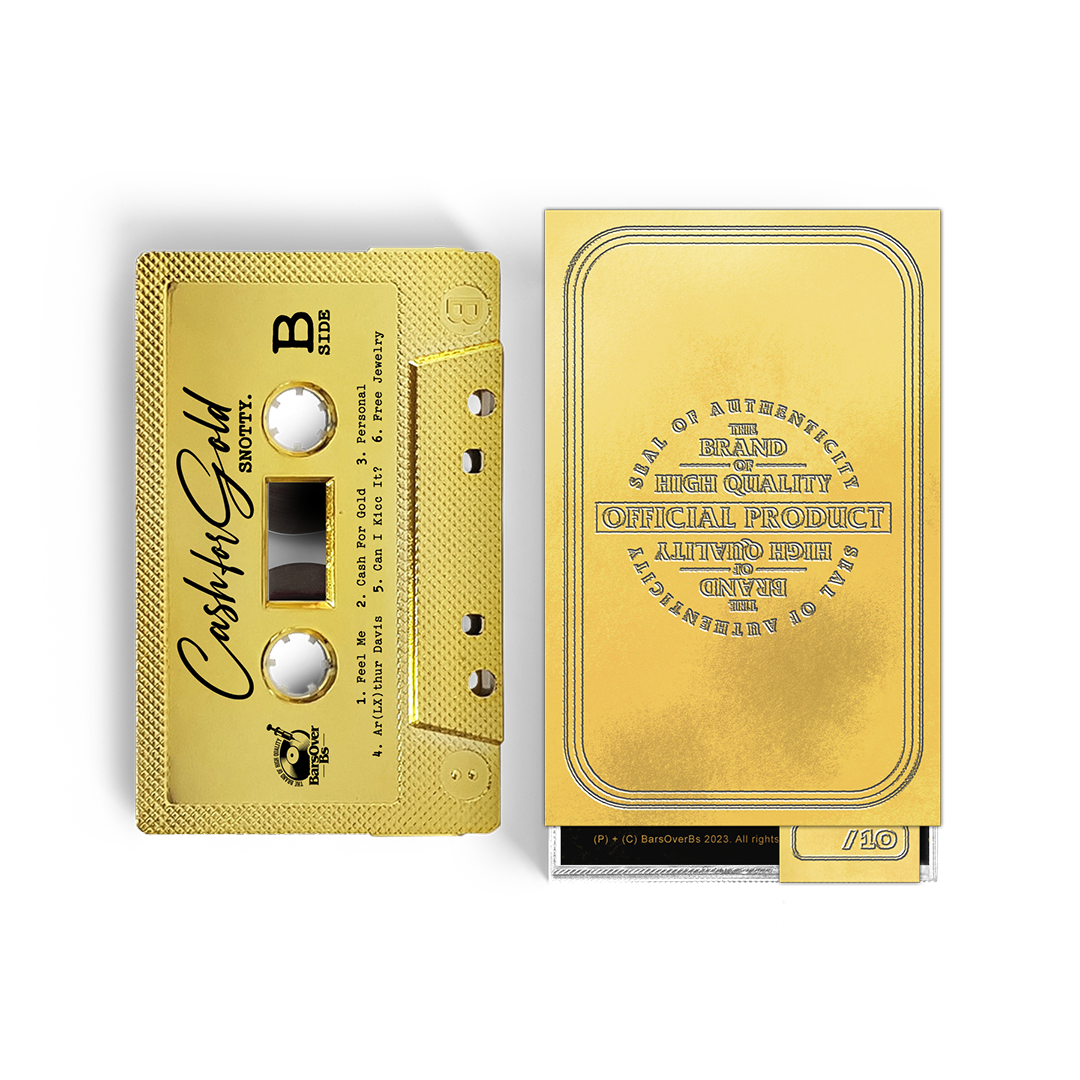 Snotty - Cash For Gold (Gold BarsOverBs Cassette Tape With Obi Strip)