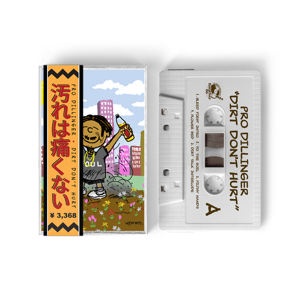 Pro Dillinger x Machacha - Dirt Dont Hurt (Cassette Tape With Obi Strips)