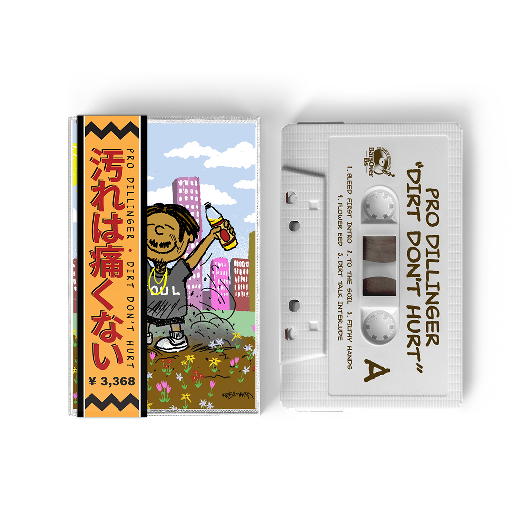 Pro Dillinger x Machacha - Dirt Dont Hurt (Cassette Tape With Obi Strips)